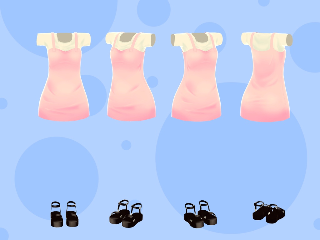 オリジナルモデル衣装「少女用ワンピース」