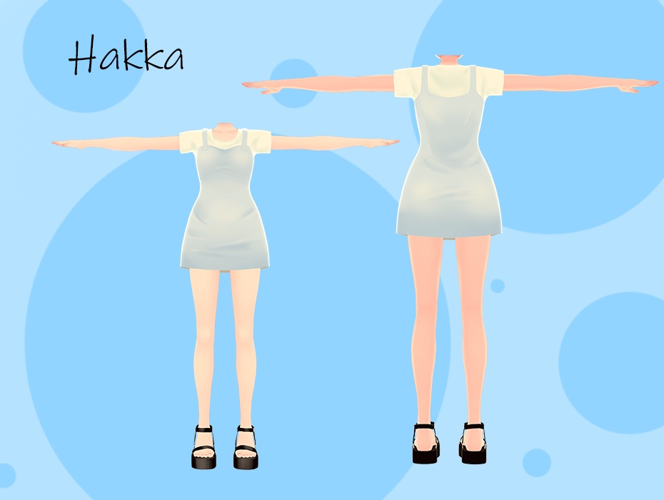 オリジナルモデル衣装「少女用ワンピース」