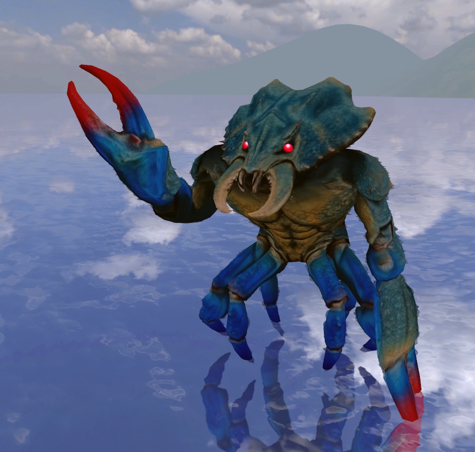 甲殻怪獣シェタッグ（VRMアバター）