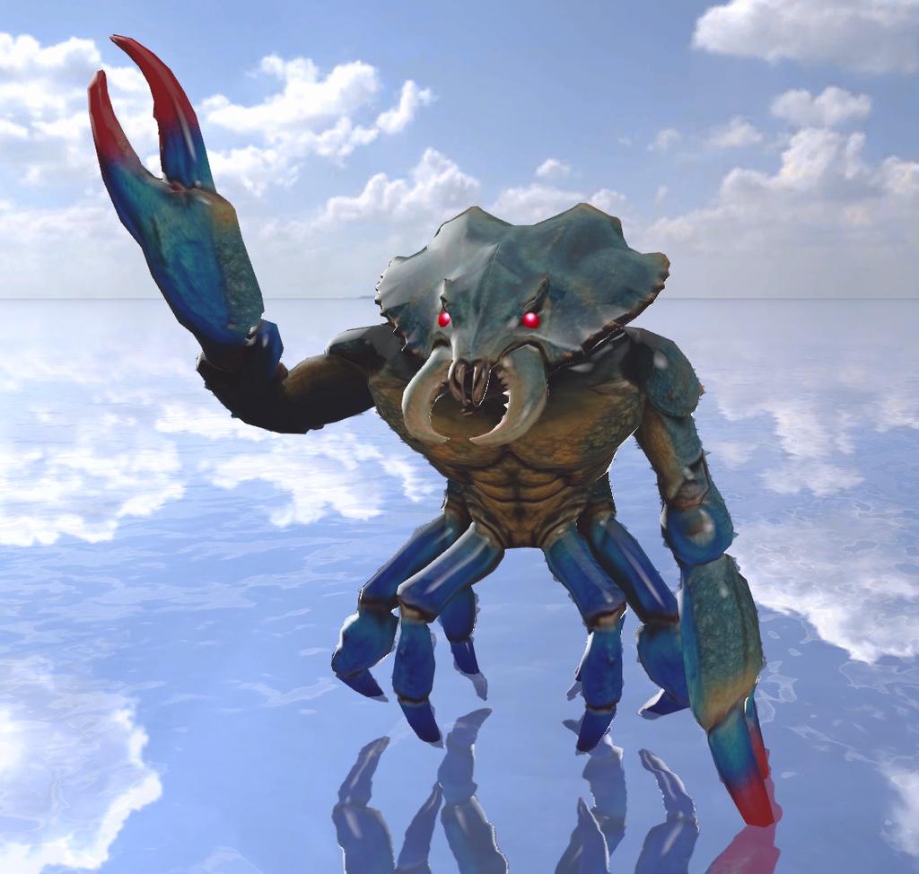甲殻怪獣シェタッグ（VRMアバター）