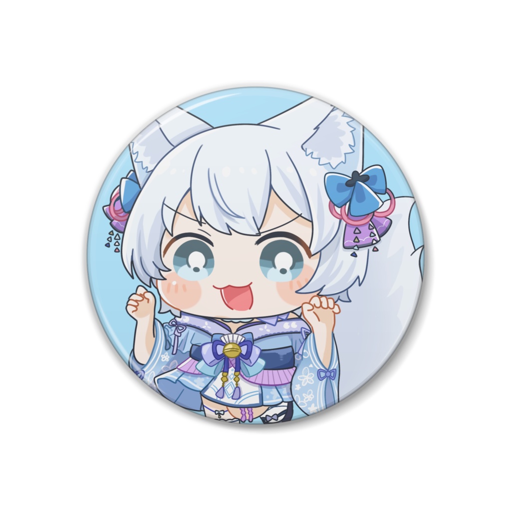 【白狼しおん】生誕祭記念！もぎゅもぎゅ缶バッチ2025(全2種)