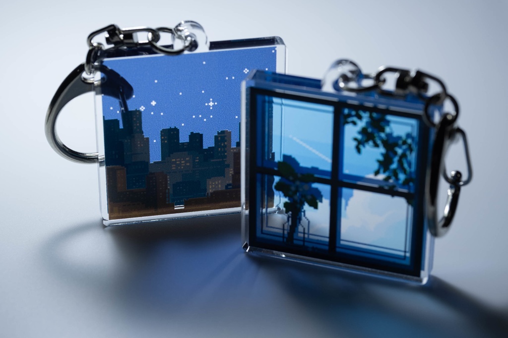 レイヤーアクリルキーホルダー