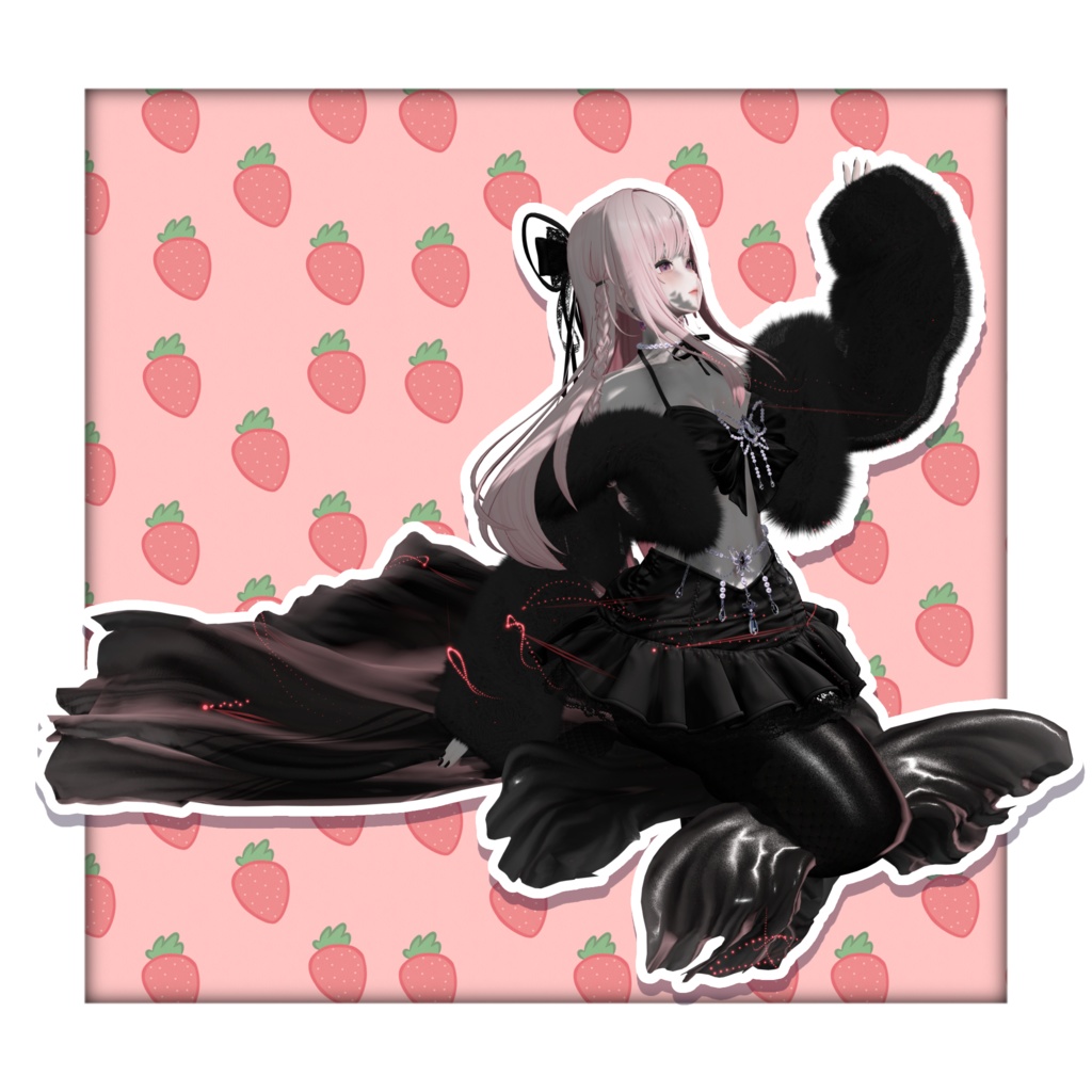 【FREE】マーメイドポーズアニメーション5種