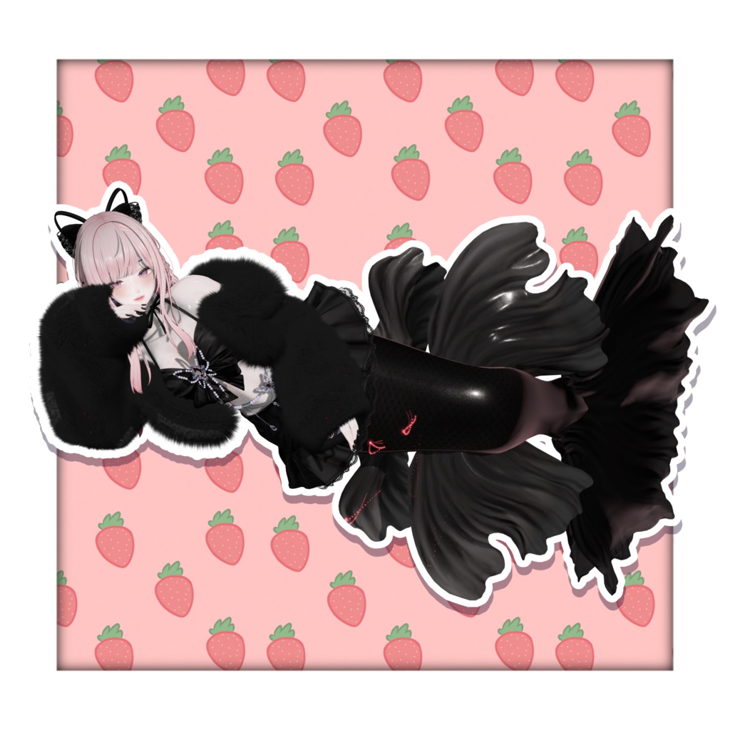 【FREE】マーメイドポーズアニメーション5種