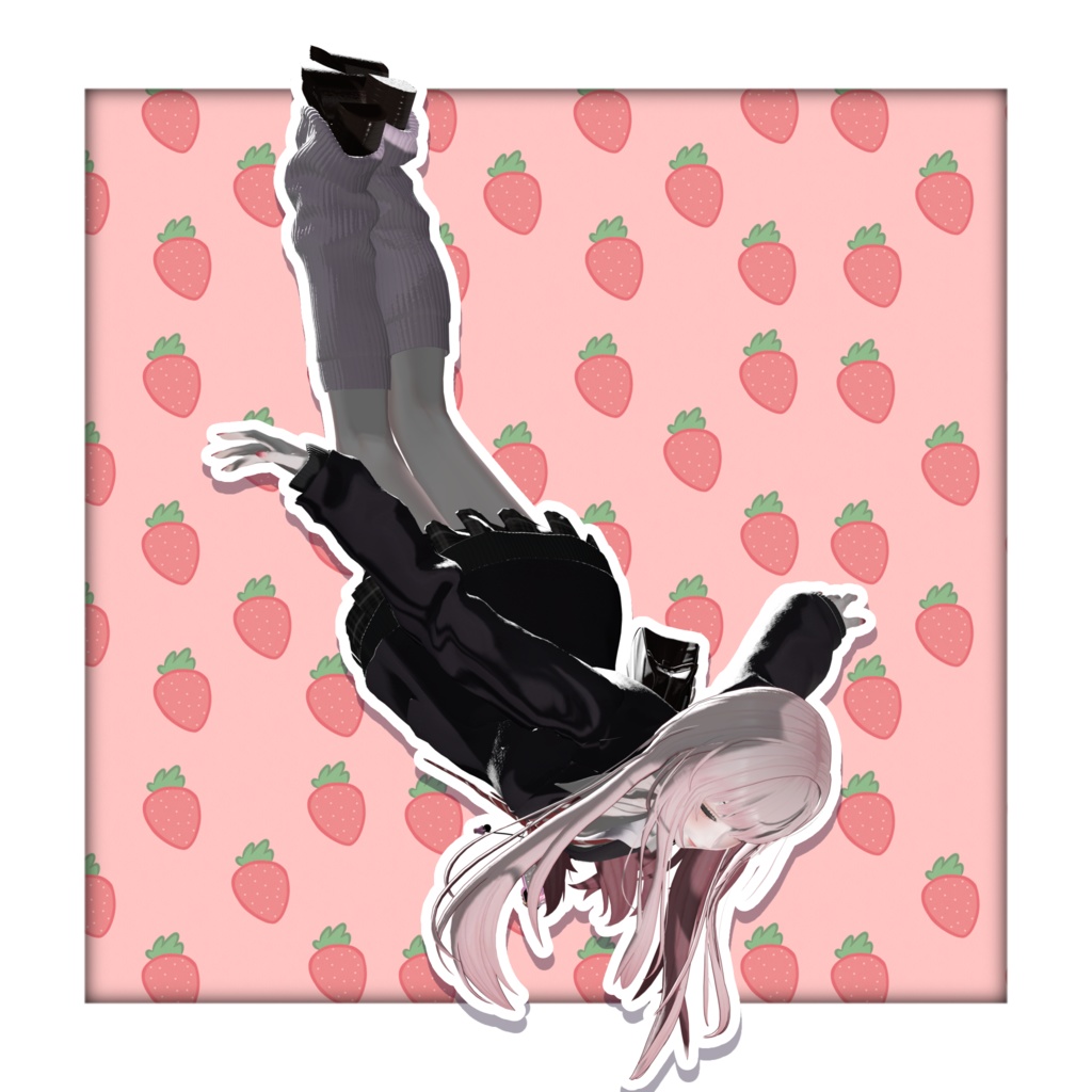 【FREE】マーメイドポーズアニメーション5種