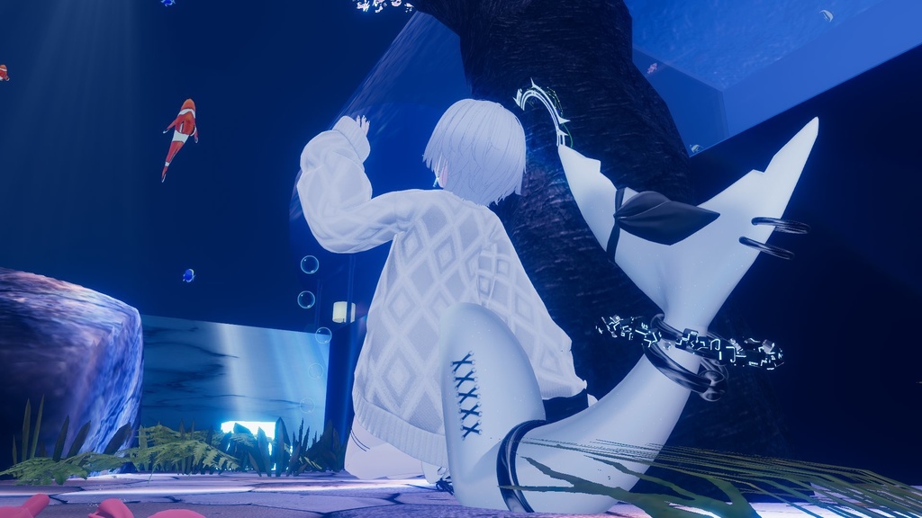 【FREE】マーメイドポーズアニメーション5種