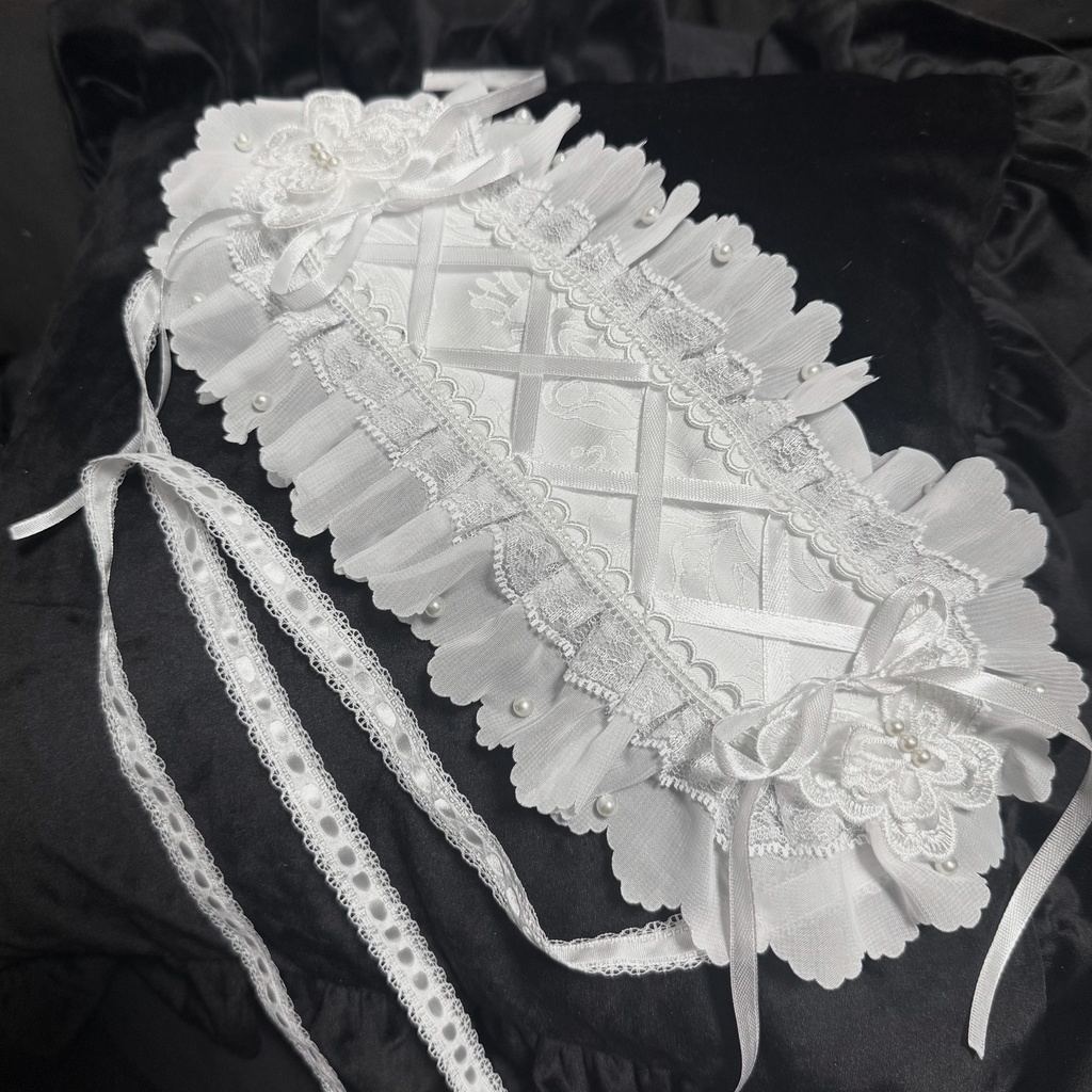 Mofrei蝶リボンヘッドドレス(off white)