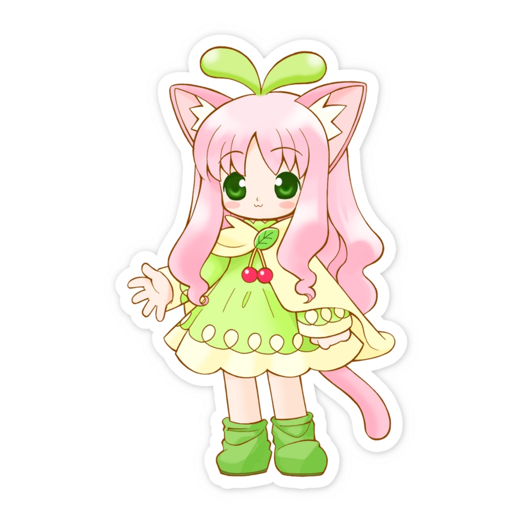 発芽ちゃんスマホステッカー