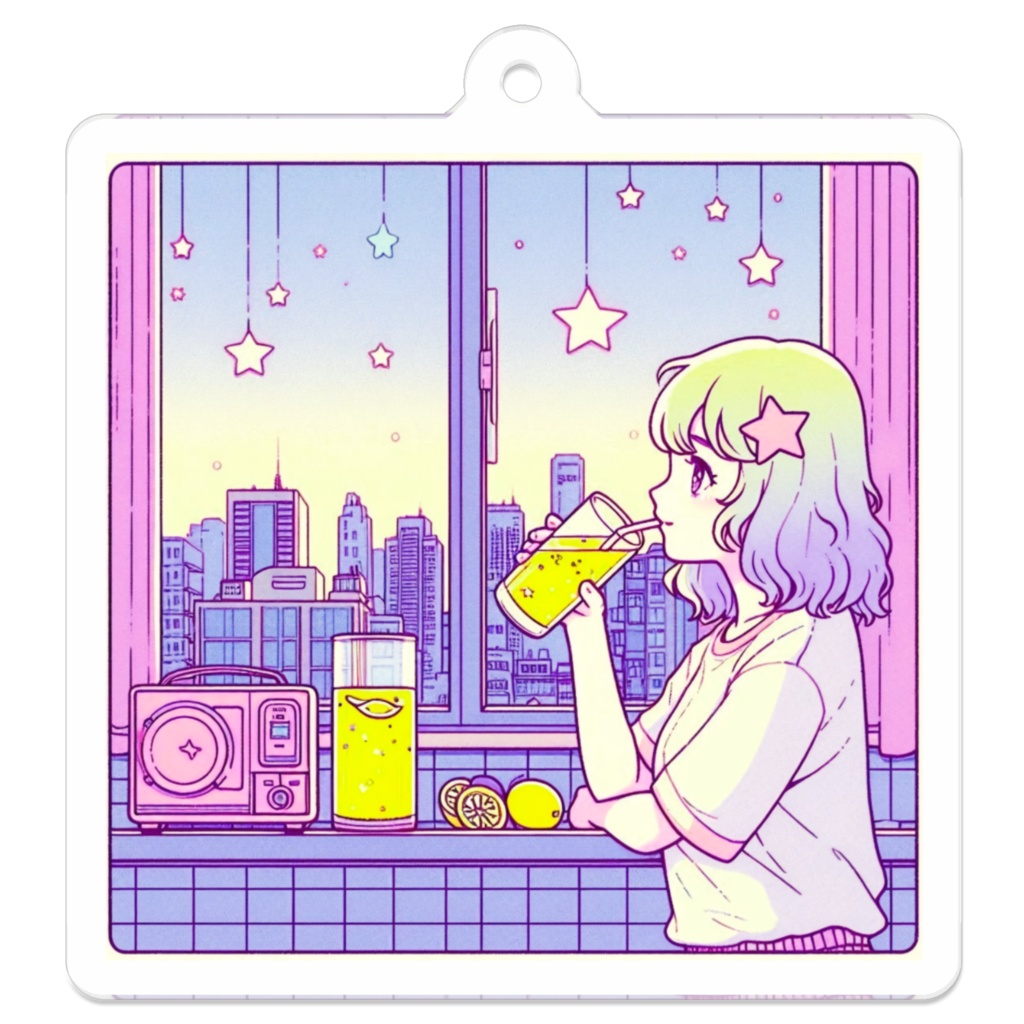 窓辺でひと息、レモンの風景 – A Lemon Breeze by the Window