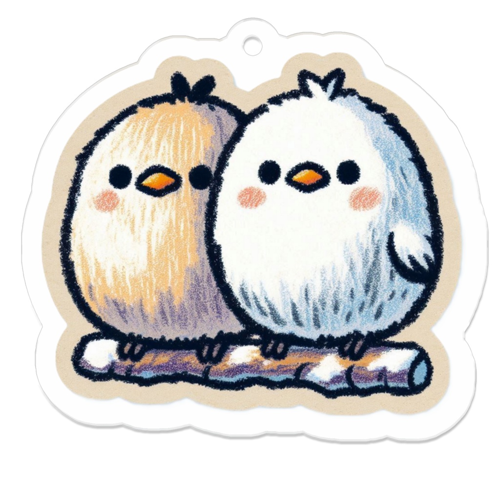 ぴたっとシマエナガ