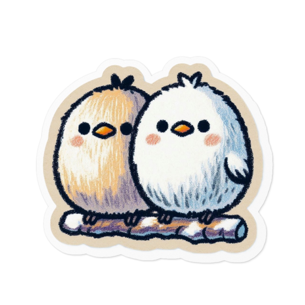 ぴたっとシマエナガ