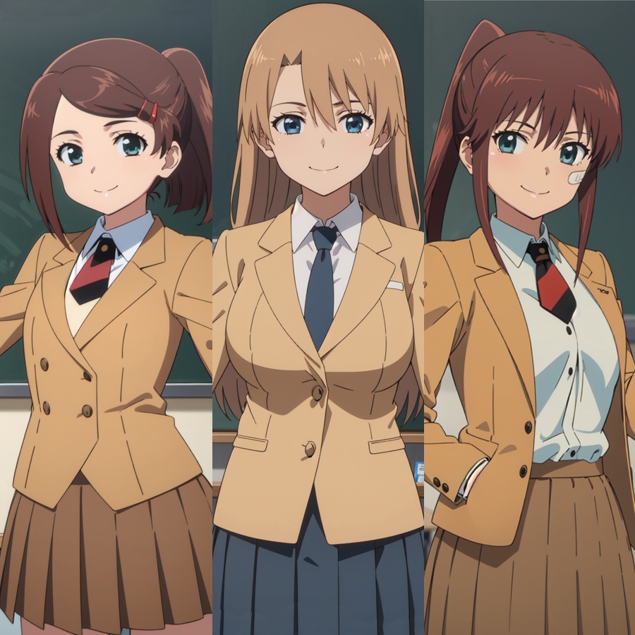 3 Heroine Pack (KissxSis) SFW