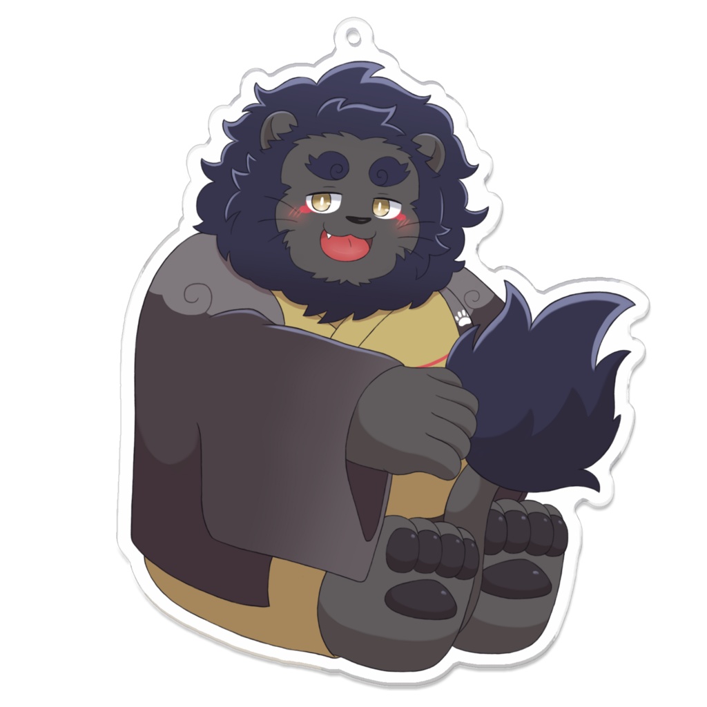 黒井獅音 しっぽもふもふアクキー