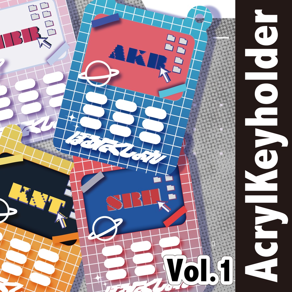 けいたいアクリルキーホルダー.vol1