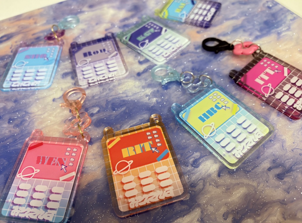 けいたいアクリルキーホルダーV2