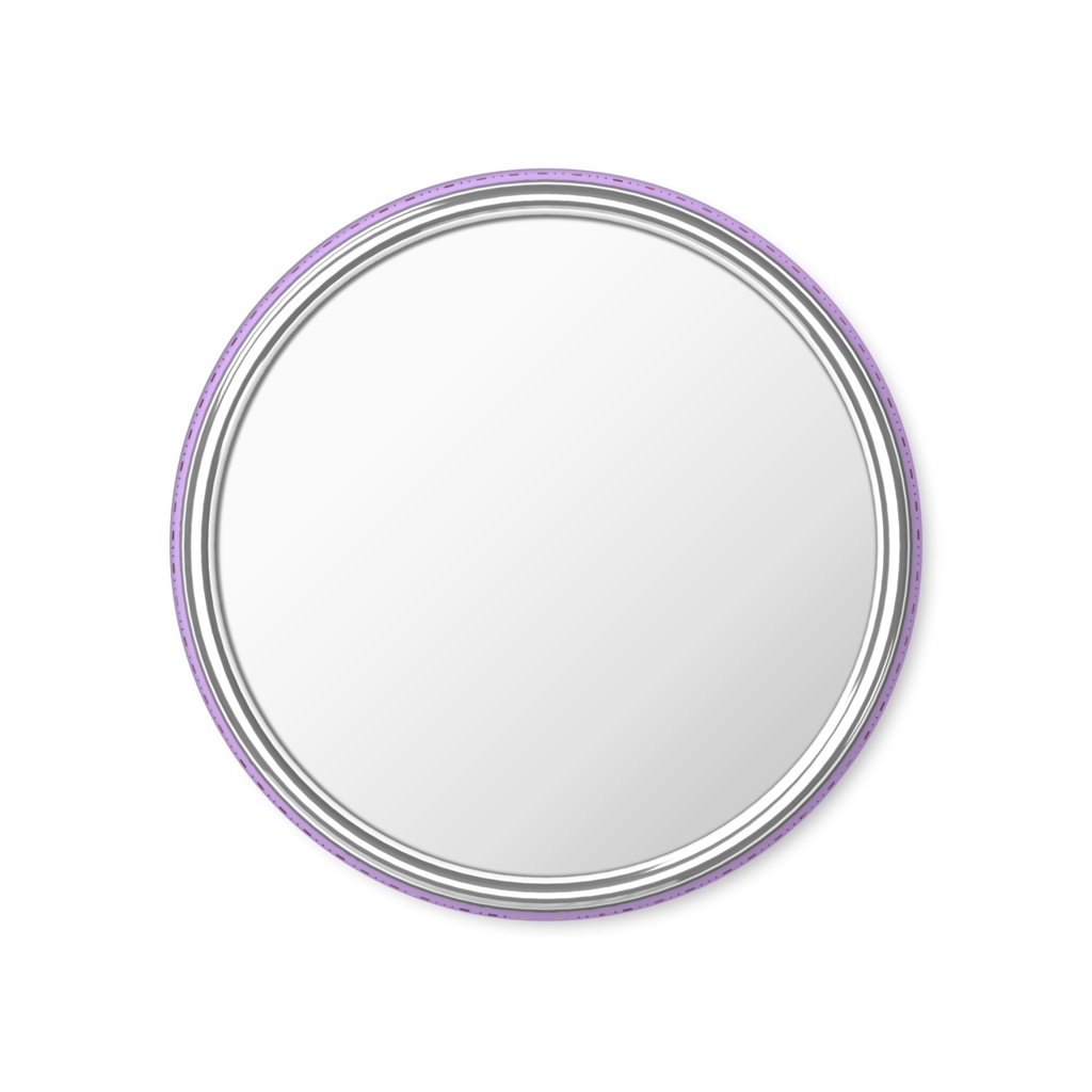 チョコレート風缶ミラー 霧夜