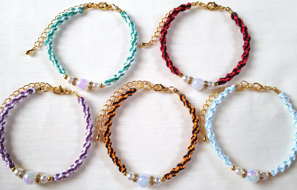 【ハイキュー!!】イメージカラーミサンガ*ブレスレット