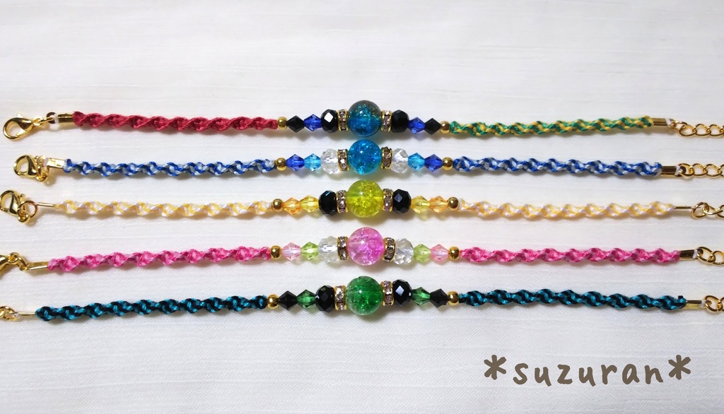 鬼滅の刃 嘴平伊之助 ブレスレット イメージアクセサリー Suzuran Booth