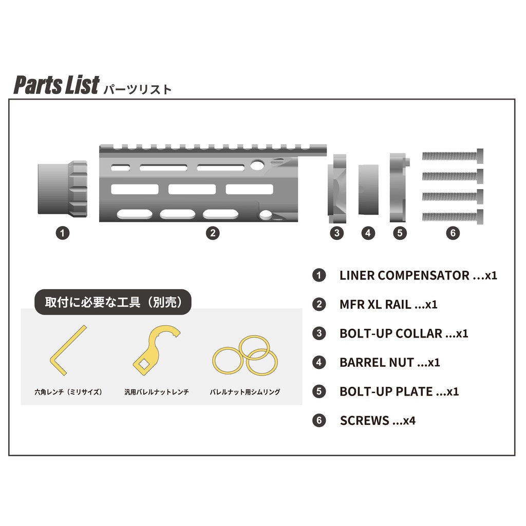 【50個限定生産】DDM4 PDW Type-Front Kit