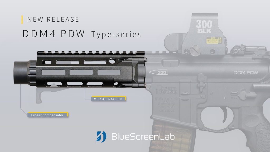 DDM4 PDW Type-Linear Compensator - BlueScreenLab - BOOTH