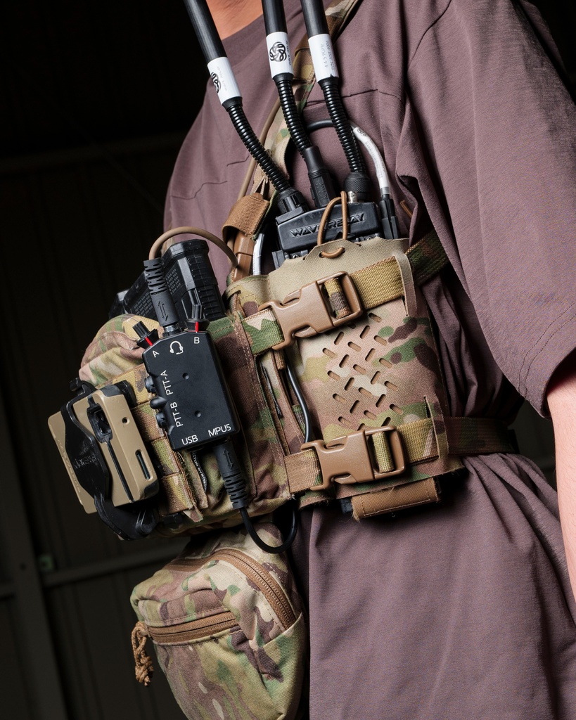 FCS製MPU5 DUAL PTT対応-リアル化コネクターカバー