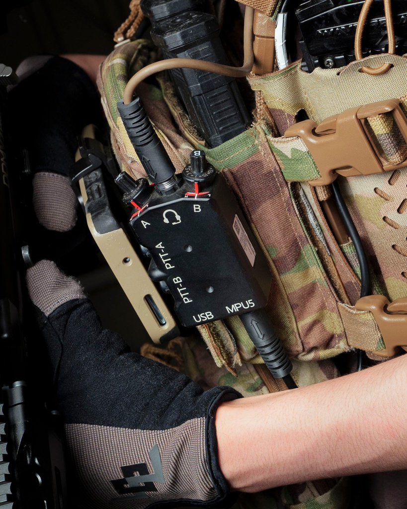 FCS製MPU5 DUAL PTT対応-リアル化コネクターカバー