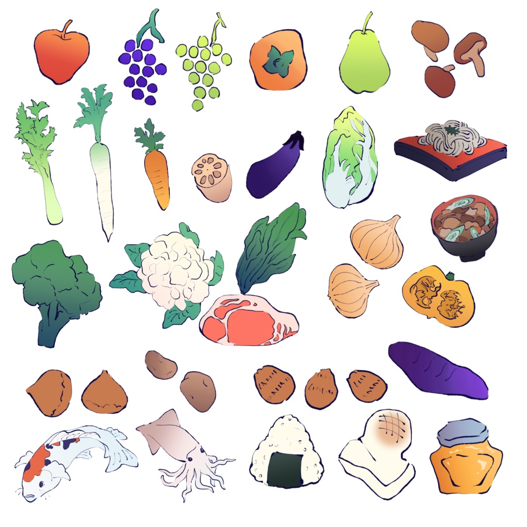 和風謎ラインラップ素材