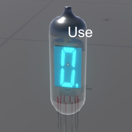 【VRC想定】バーチャルVFD管+時計(3Dモデル+シェーダー)