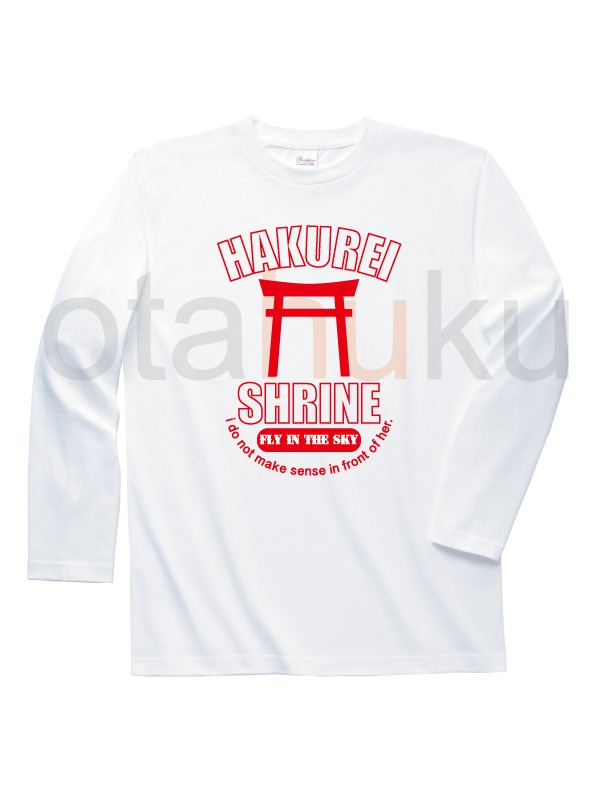 【生産終了】博麗霊夢　博麗神社 ロングスリーブTシャツ