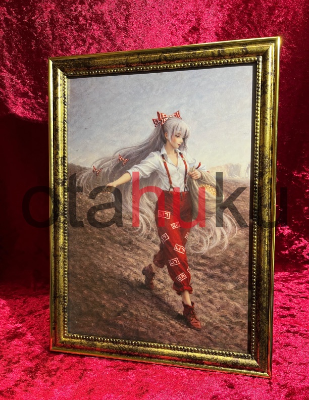 藤原妹紅　ミレー作『種をまく人』　A4アートパネル