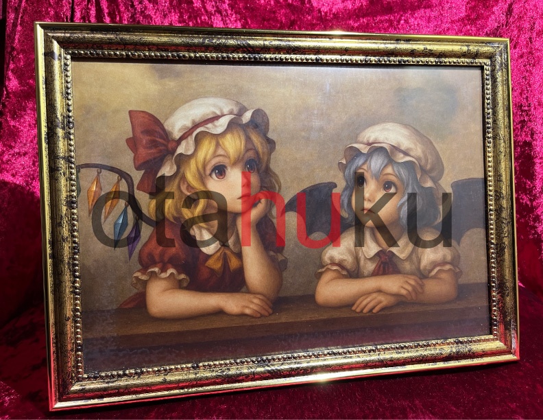 スカーレット姉妹　『システィーナの聖母(一部切抜き)』　A4アートパネル