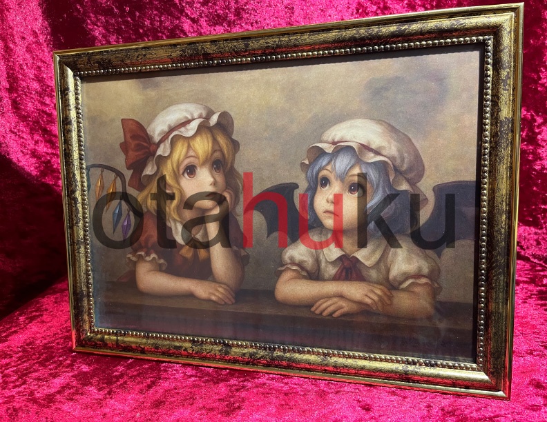 スカーレット姉妹 『システィーナの聖母(一部切抜き)』 A4アートパネル