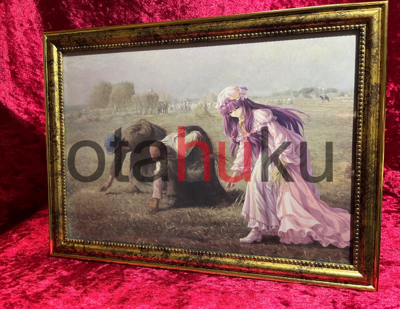 パチュリー・ノーレッジ 『落穂拾い』 A4アートパネル