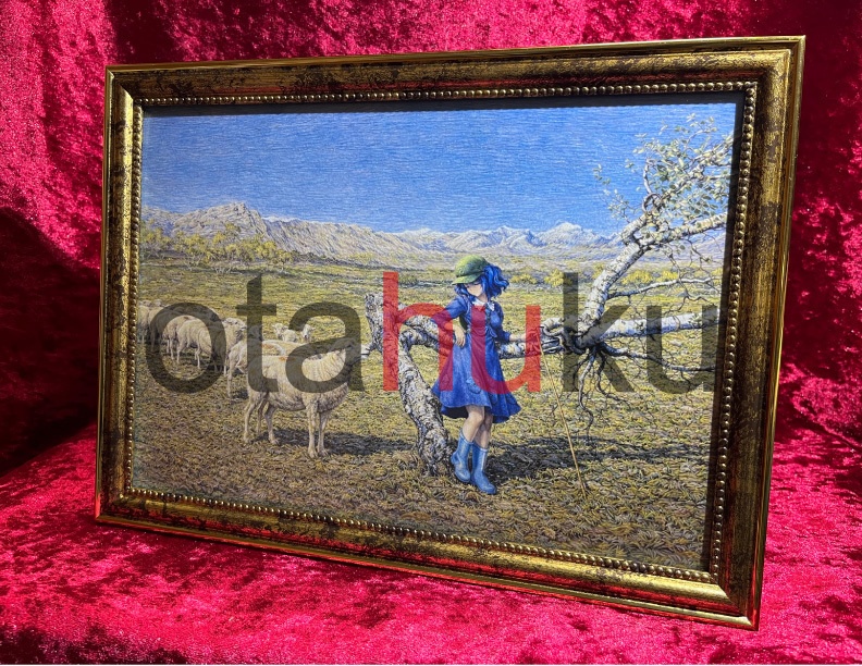 河城にとり 『アルプスの真昼』 A4アートパネル