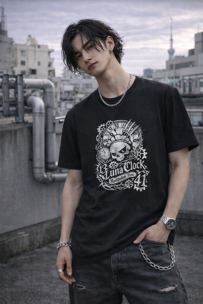 十六夜咲夜　ルナ・クロックTシャツ