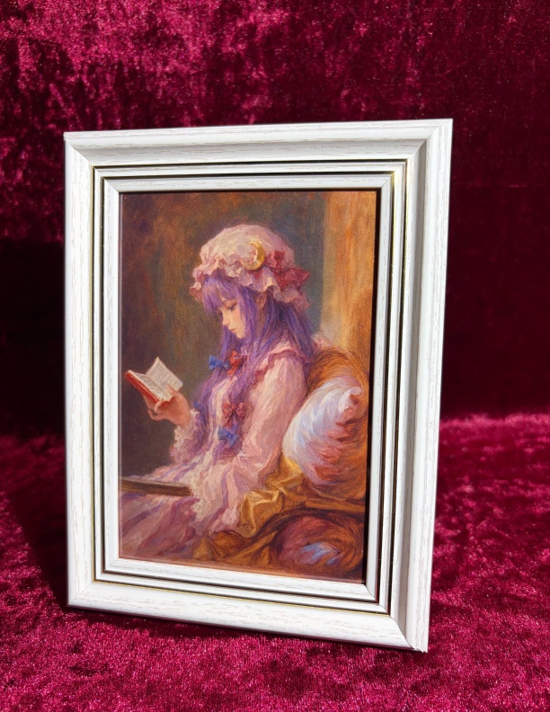 パチュリー・ノーレッジ　『読書をする娘』　ミニアートパネル