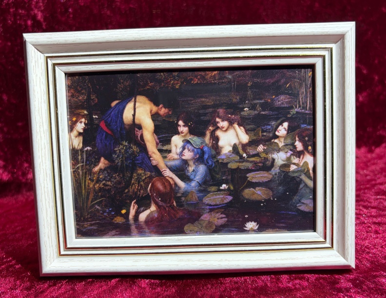 河城にとり　『ヒュラスとニンフたち』　ミニアートパネル