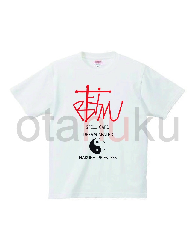 博麗霊夢　ストリート風Tシャツ