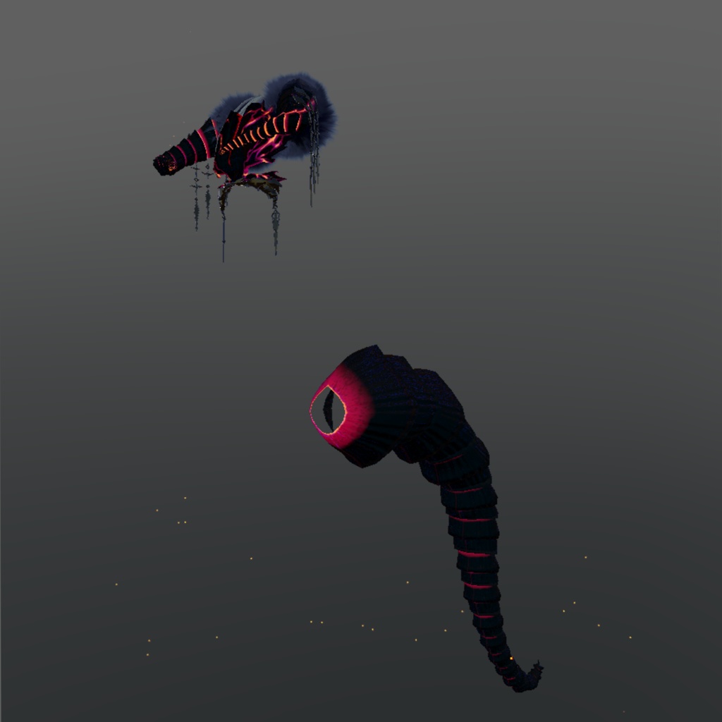 ▼devilknighthorn 2color▼パーティクル付き