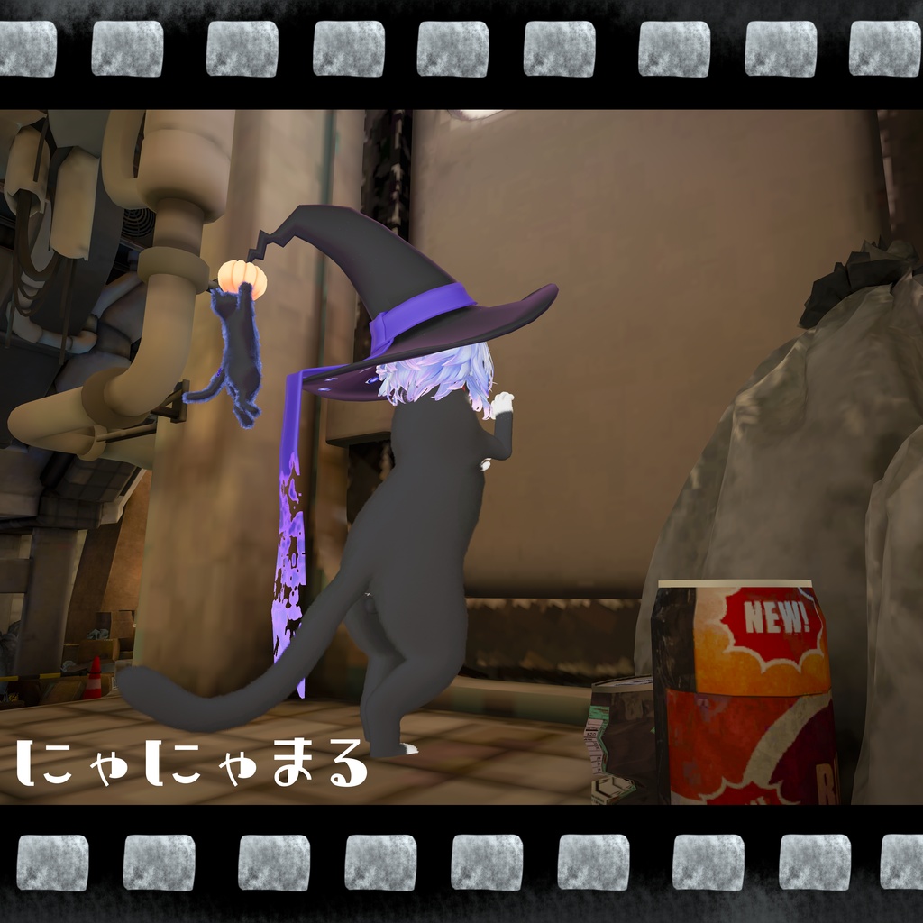 ★SALE★【hair&hat】Hallowe'enset~ニャンコぼうし~