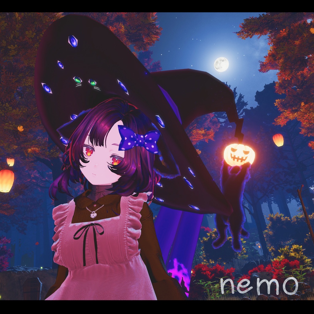 ★SALE★【hair&hat】Hallowe'enset~ニャンコぼうし~