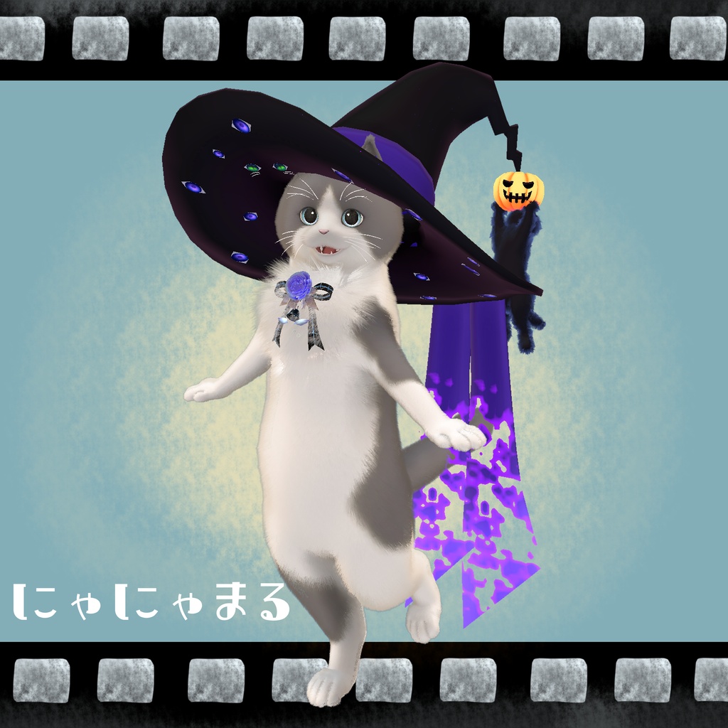 ★SALE★【hair&hat】Hallowe'enset~ニャンコぼうし~