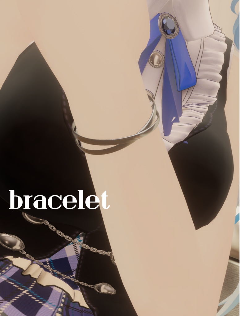 【VRChat】SimpleRing (Bracelet)【アクセサリー】