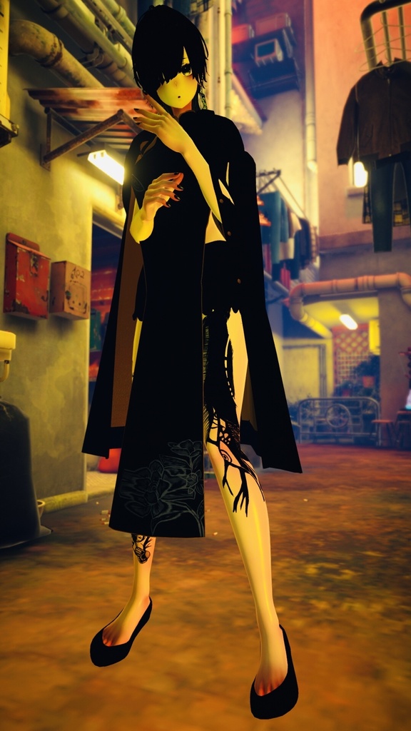 【無料配布】抽象刺青テクスチャ