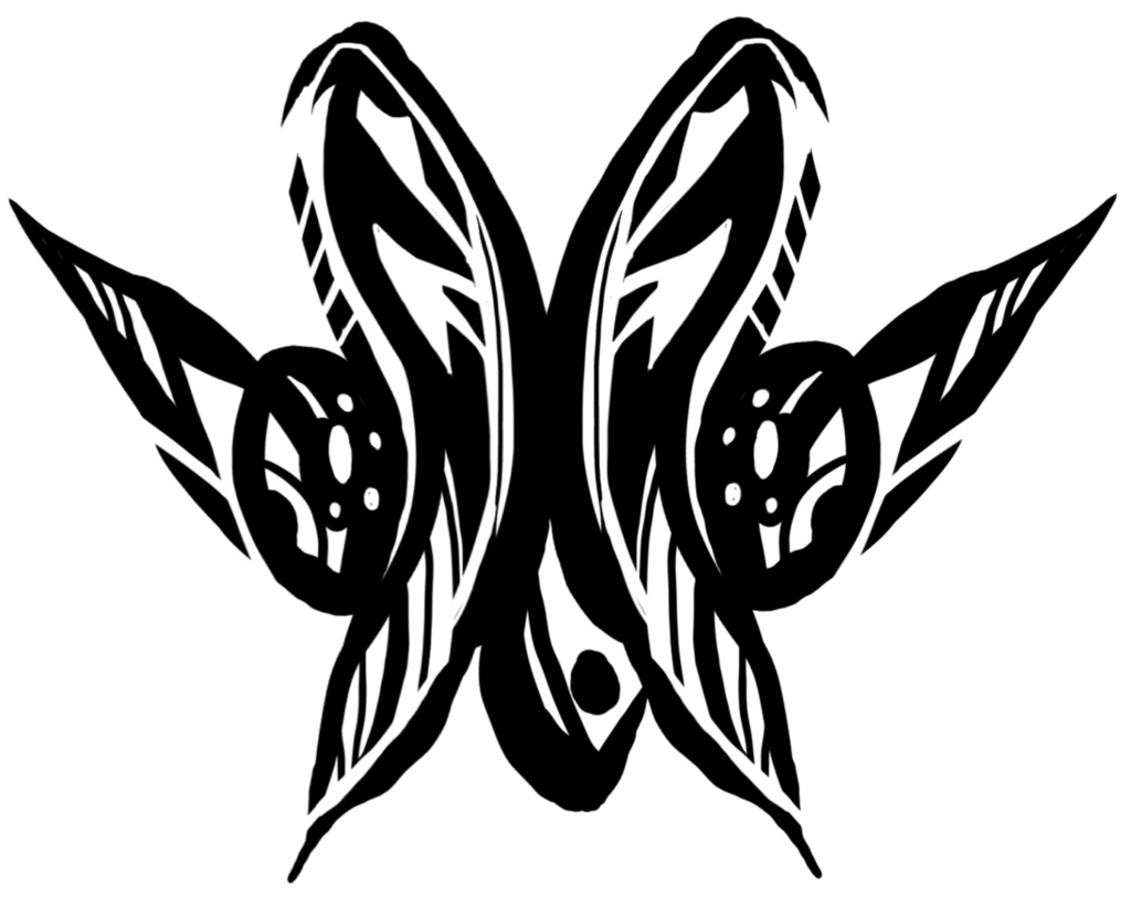 【無料配布】蝶ノ刺青テクスチャ