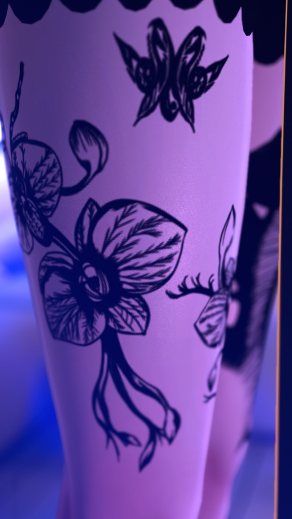 【無料配布】蝶ノ刺青テクスチャ