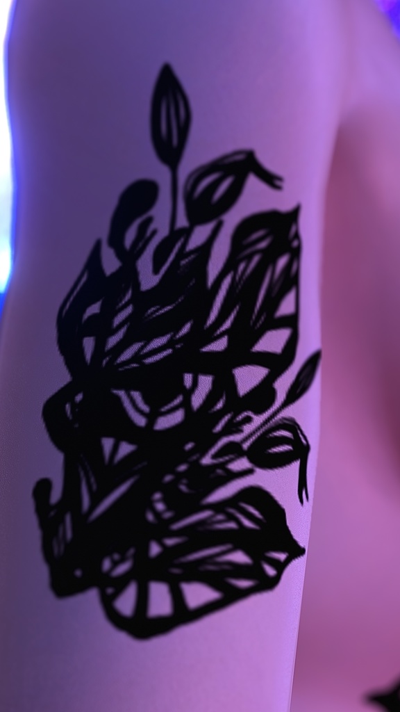 【無料配布】虚構ノ眼:抽象刺青テクスチャ