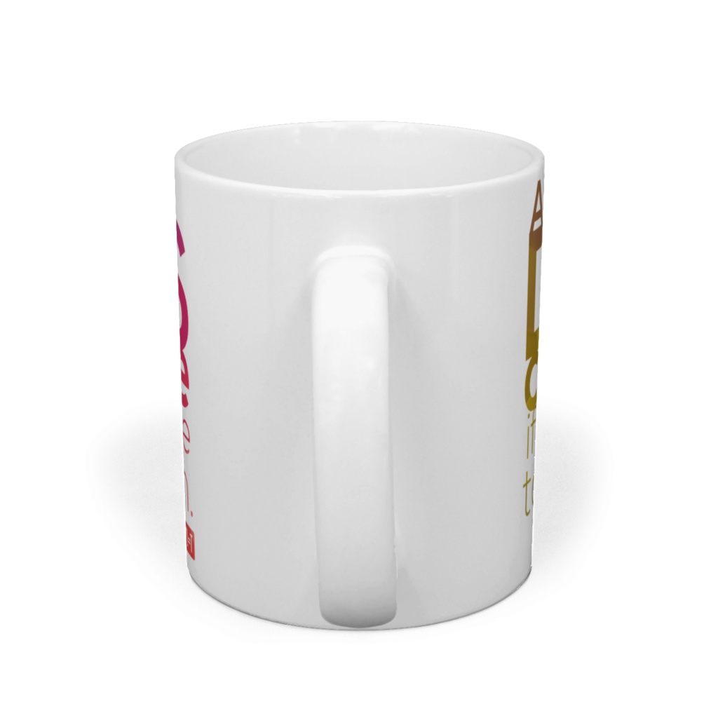 追い求める勇気があれば、すべての夢は叶う:ウォルト・ディズニー/マグカップ/色文字/Y!=T DAYBREAK