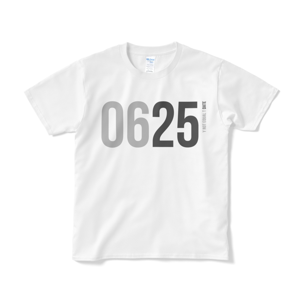 0625：WHITE：Y!=T DATE：T-Shirt