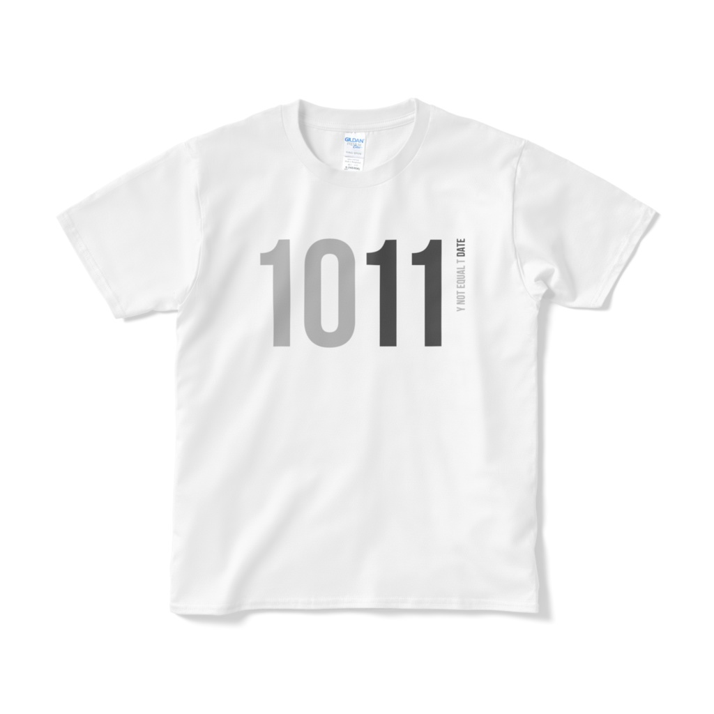 1011：WHITE：Y!=T DATE：T-Shirt